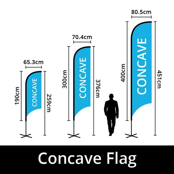 BWSFLAGCCAVE Concave Flag