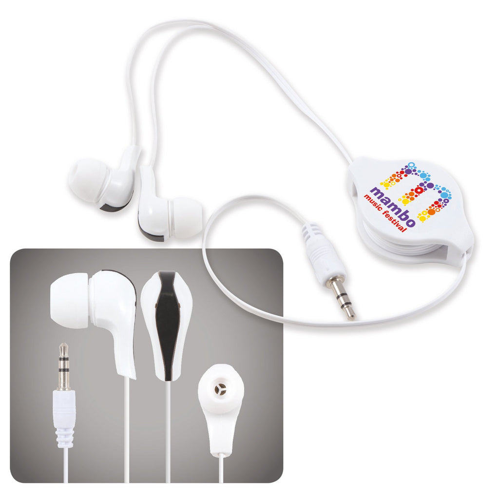 BW6151 Zen Retractable Earbuds / Headphones