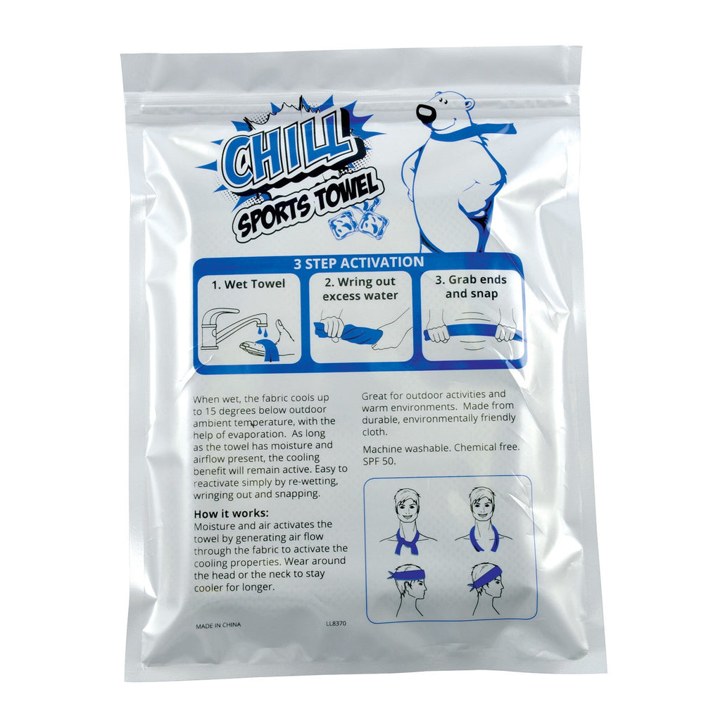 BW8370 Chill Cooling Towel in Pouch