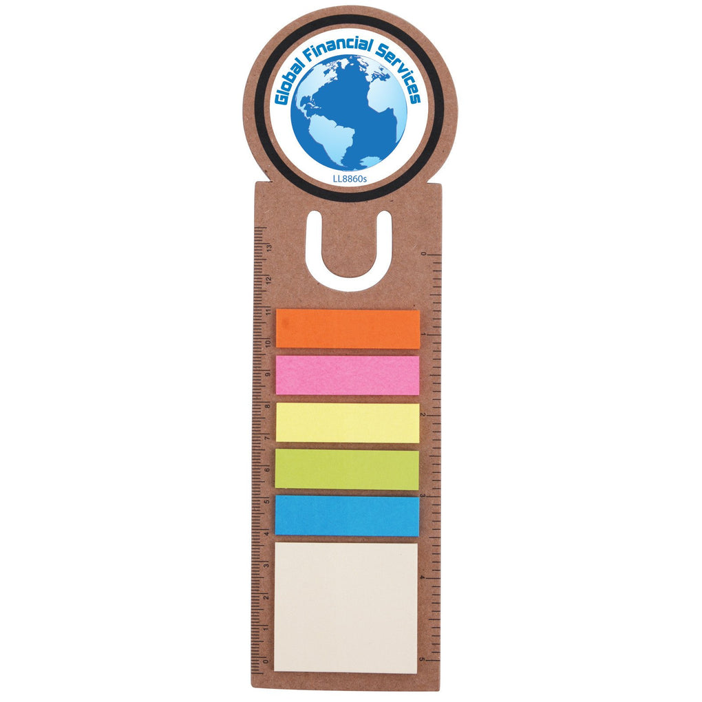 BW8860 Circle Bookmark / Ruler with Noteflags