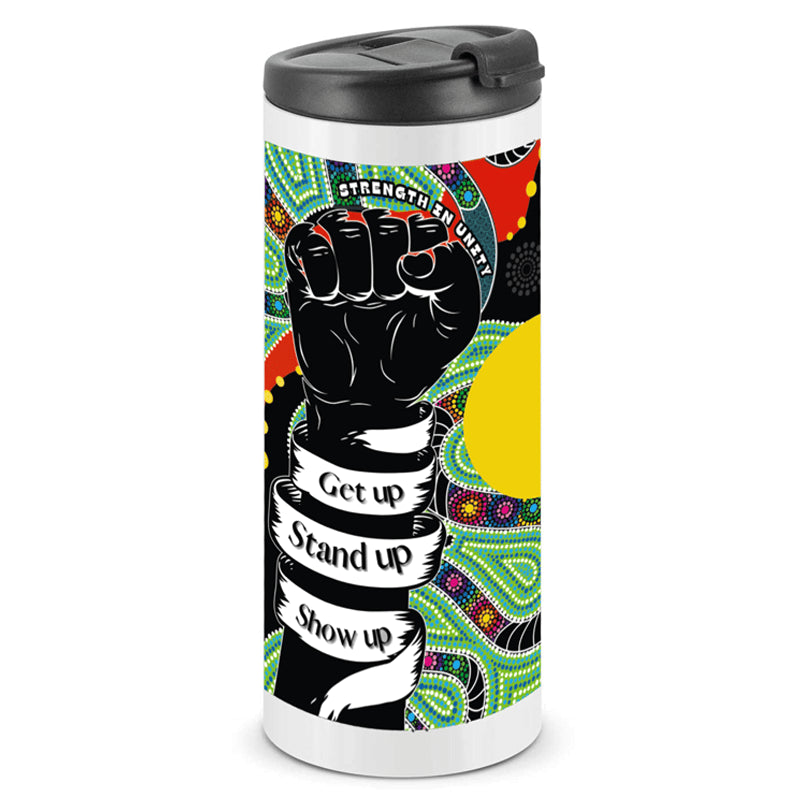 NAIDOC 2022 Corporate Coffee Vacuum Cup - Let's Fight Together