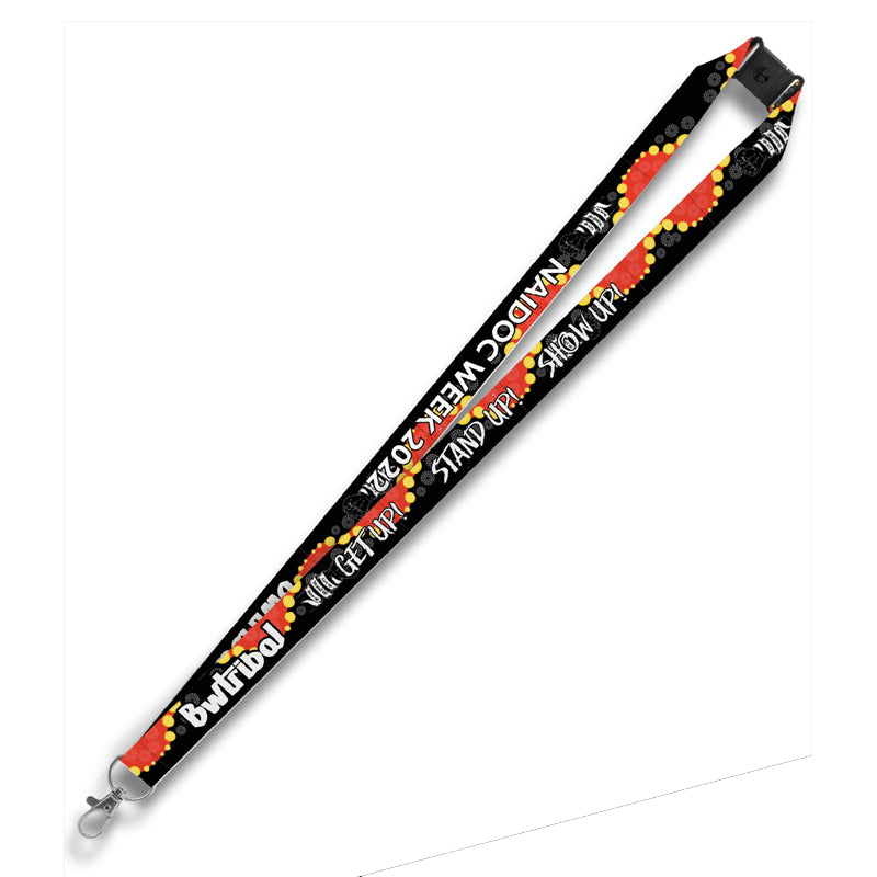 NAIDOC 2022 Corporate Lanyards - Let's Fight Together