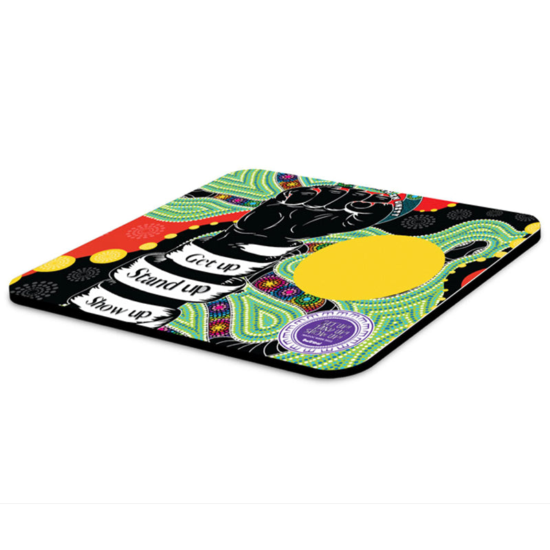NAIDOC 2022 Corporate Mouse Mat - Let's Fight Together