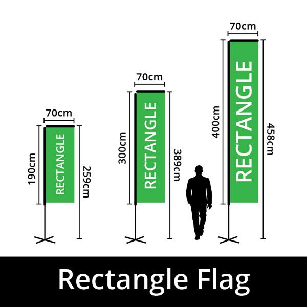 BWSFLAGRECT Rectangle Flag